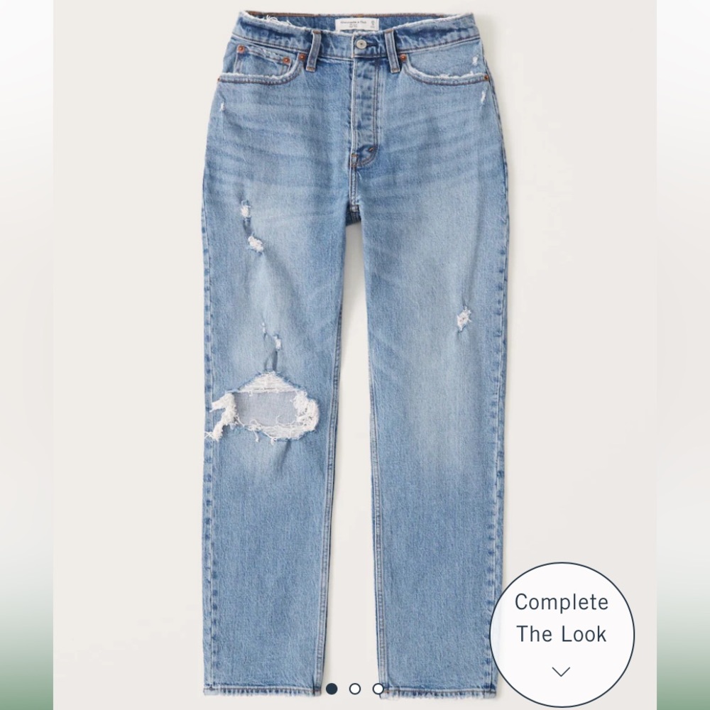 Abercrombie Jeans - The Dad Curve Love Medium Wash